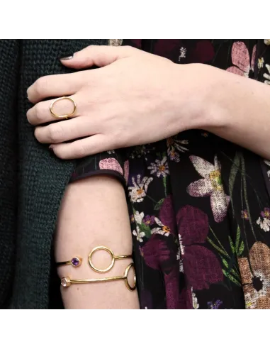 Bangle Emi & Eve Unity Corniola | Agold