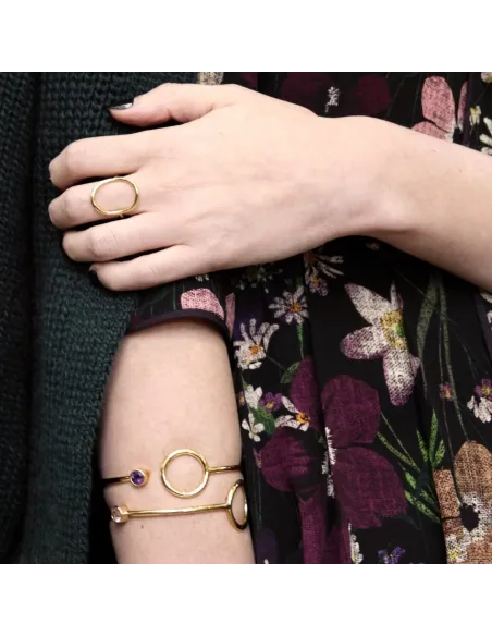 Bangle Emi & Eve Unity Corniola | Agold