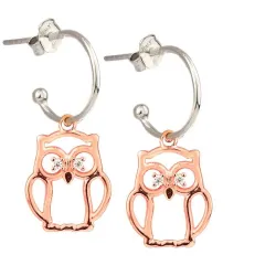 Jack&Co Orecchini Fil Rouge Gufetto